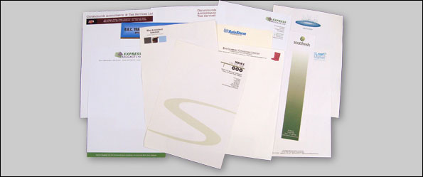 Sameday Premium Corporate Letterhead Stationery Print Sample