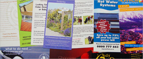 Sameday Premium DL Promotional Rack Cards Print Sample